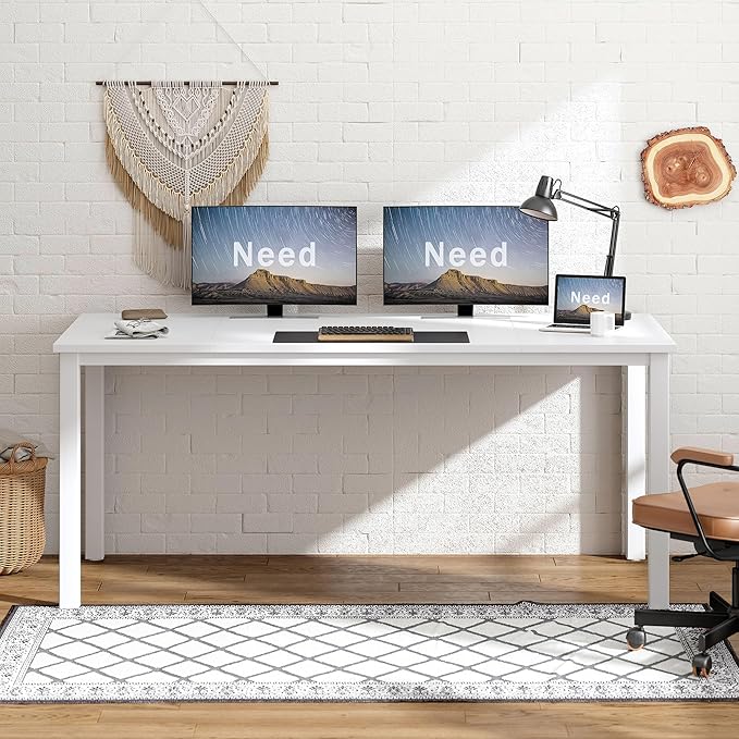 Need Large Computer Desk 70.8 x 31.5 inches Conference Table Large Office Desk - Image 2