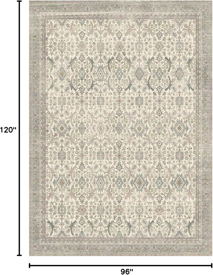 8X10 Area Rugs Machine Washable Rugs - Image 2