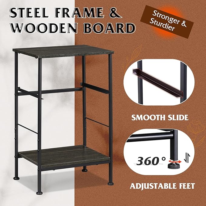 WLIVE Night Stand Set 2, Nightstand Set of 2 - Image 6