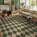 Lahome Checkered Washable Rugs 8x10, Easy Jute Rug by Lahome