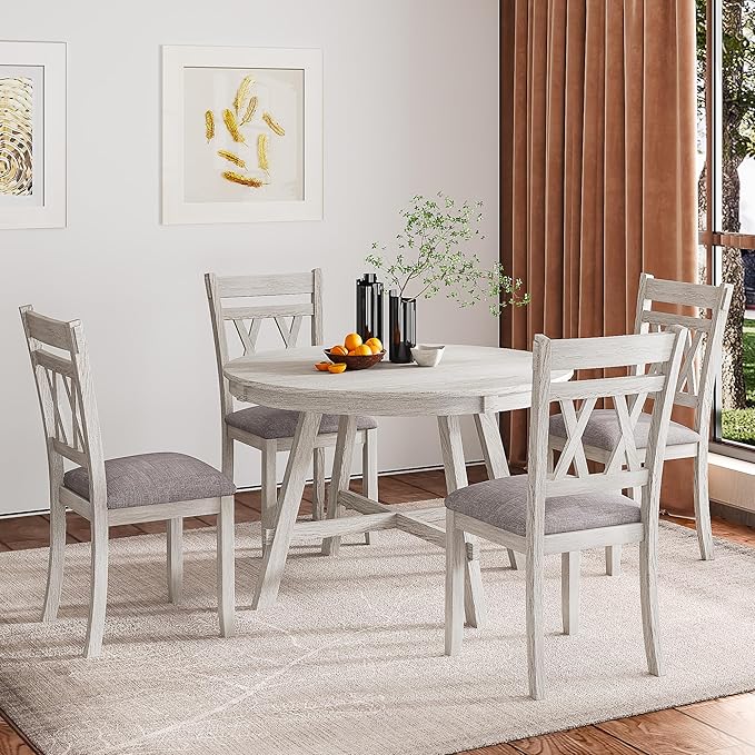 Solid Wood Dining Chair, Part of Dining Table Set, Mix and Match Table - Image 4