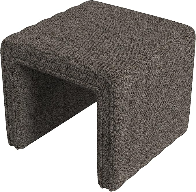 HomePop Modern Channel Tufted Ottoman Home Décor|Ottoman - Image 4