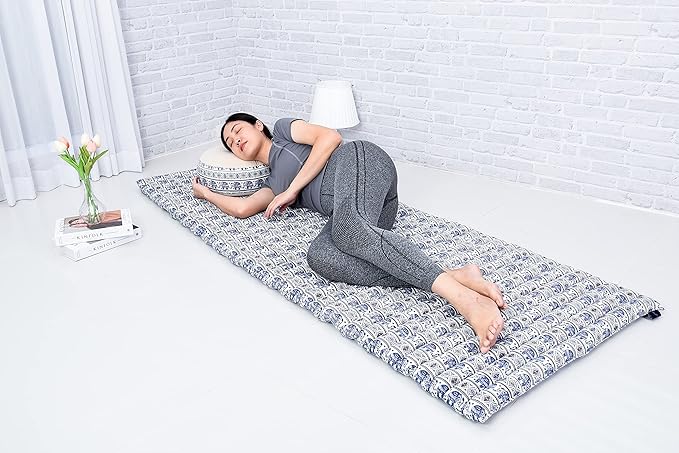 Leewadee - Foldable Floor Mattress - Japanese Roll Up Futon -Trifold Tatami - Image 4