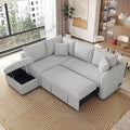 Ball & Cast L-Shaped Sectional Pull Out Sofa by BallCast