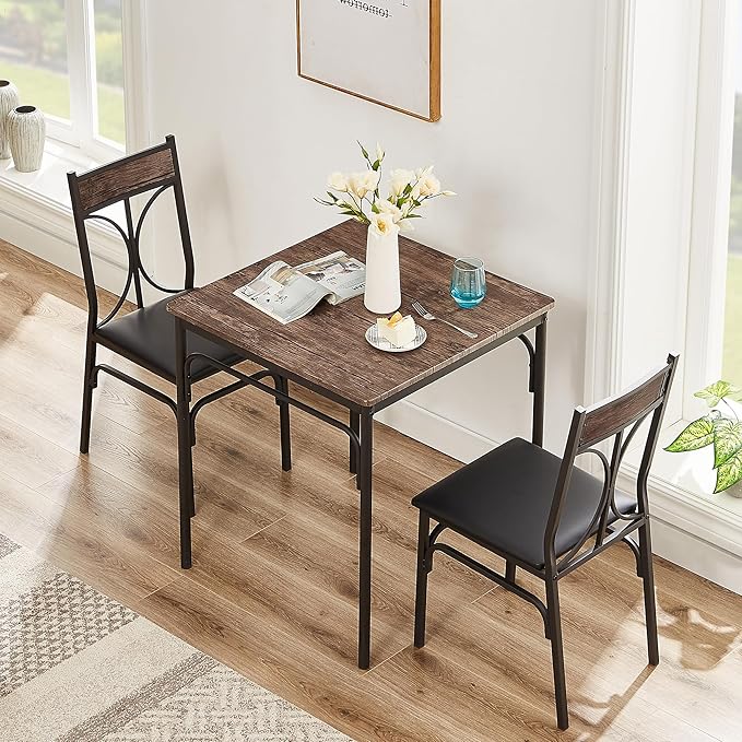 VECELO Kitchen Dining Room Table Set - Image 4