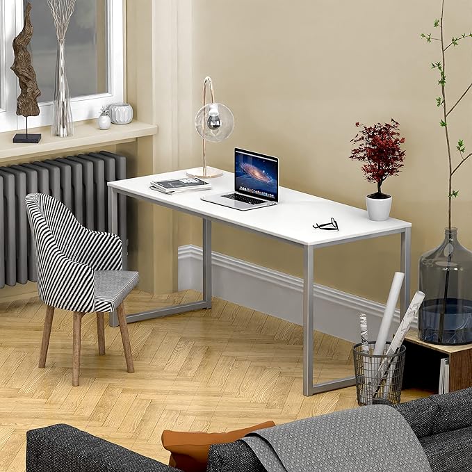 SHW Mission 55-Inch Home Office Computer Desk - Image 2