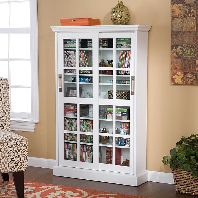 Furniture HotSpot Sliding Door Media Cabinet - Image 5