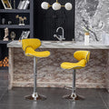 Roundhill Furniture Masaccio Velvet Upholstered Adjustable Swivel Barstool by RoundhillFurniture