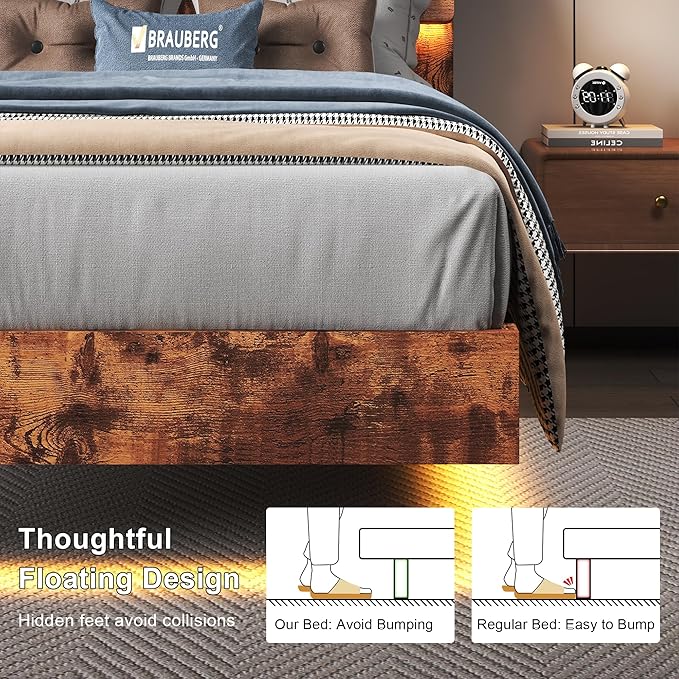 Feonase Twin Floating Bed Frame - Image 5