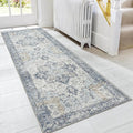 GENIMO Runner Rug 2x7, Machine Washable, Non Slip Vintage Hallway Runner Rug by GENIMO