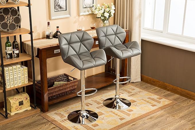 Roundhill Furniture Glasgow Contemporary Tufted Adjustable Height Hydraulic - Image 7