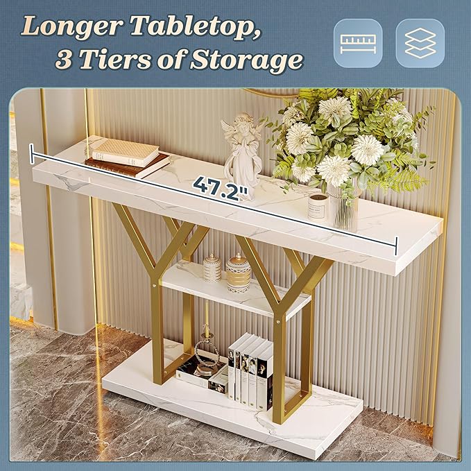 Huuger 47.2 Inch Entryway Table - Image 4