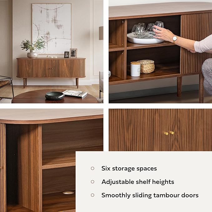 WERMO 71’’ Sideboard Storage Cabinet - Image 3