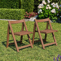 Soild Wood Folding Chairs Set of 2, Indoor or Outdoor Wooden Foldable Dining by VisittheKungFuWood