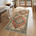 GENIMO 2x5 Runner Rugs for Hallway, Machine Washable Non Slip Vintage Rugs by GENIMO