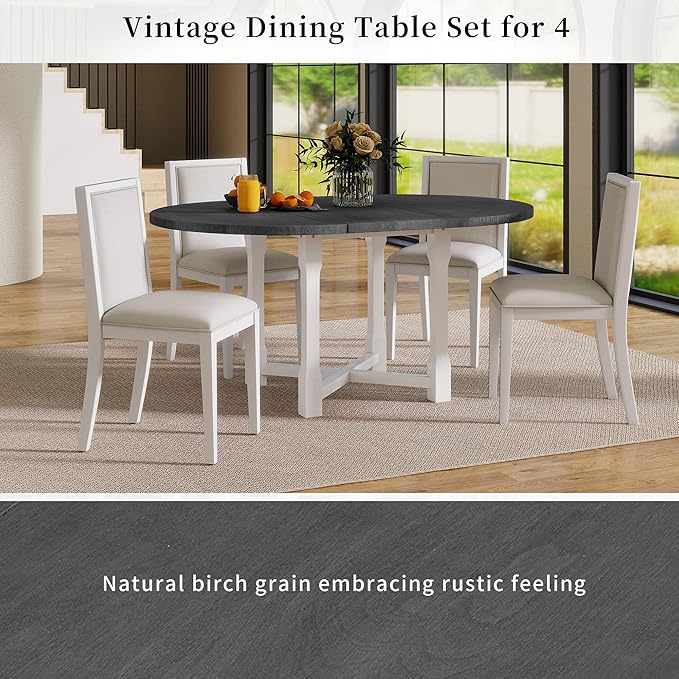 Ball & Cast 5 Pieces Dining Table Set - Image 6