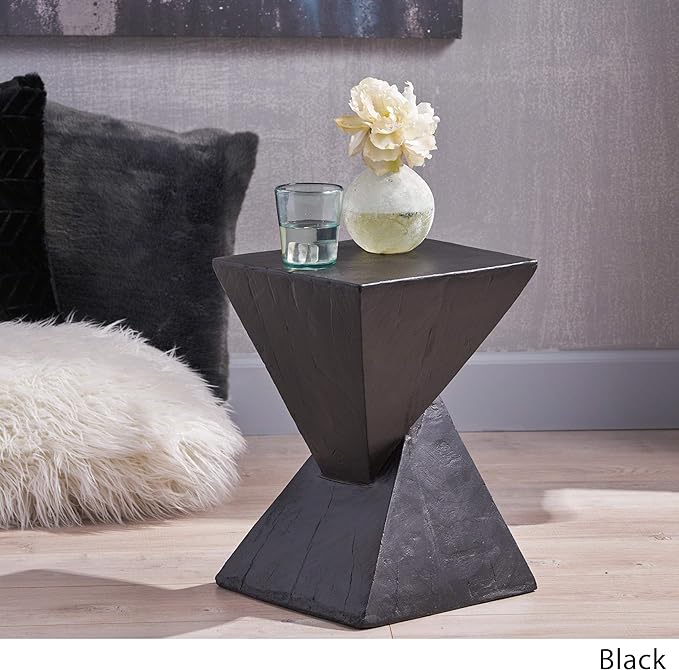 Christopher Knight Home Jerod Light-Weight Concrete Accent Table - Image 4