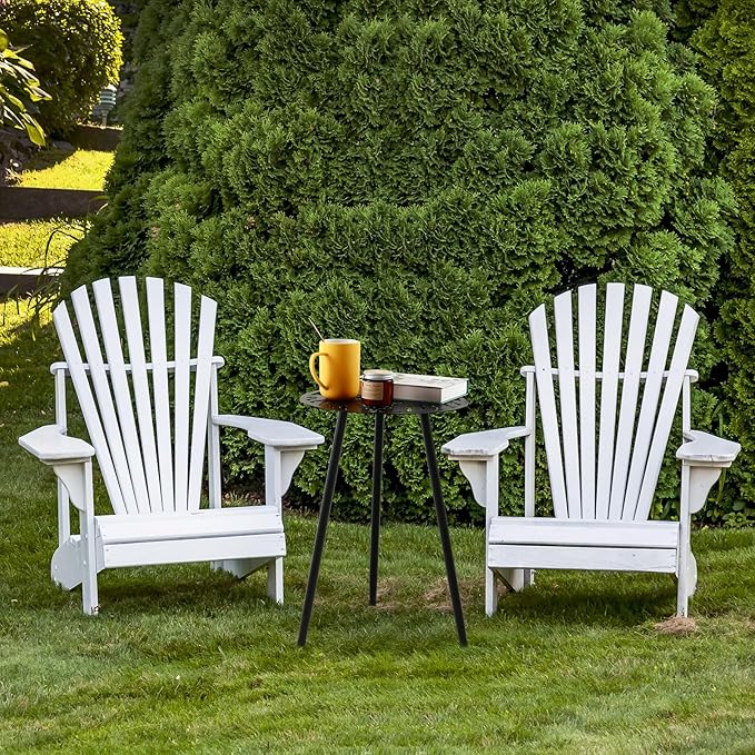 1 Pack Metal Outdoor Side Tables Small Outside End Table - Image 7
