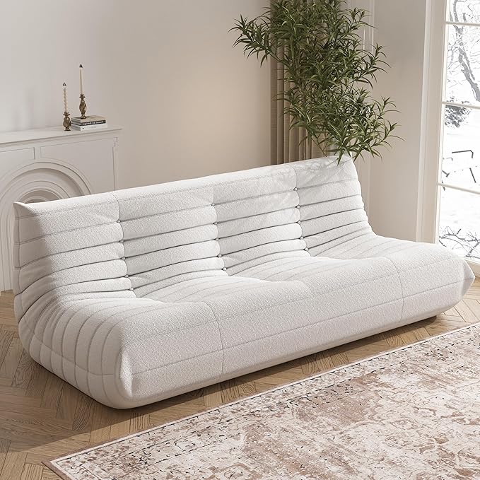 Big Bean Bag Chairs for Adults, 3 Seater Large Bean Bag Chair Sofa, Fireside - Image 3