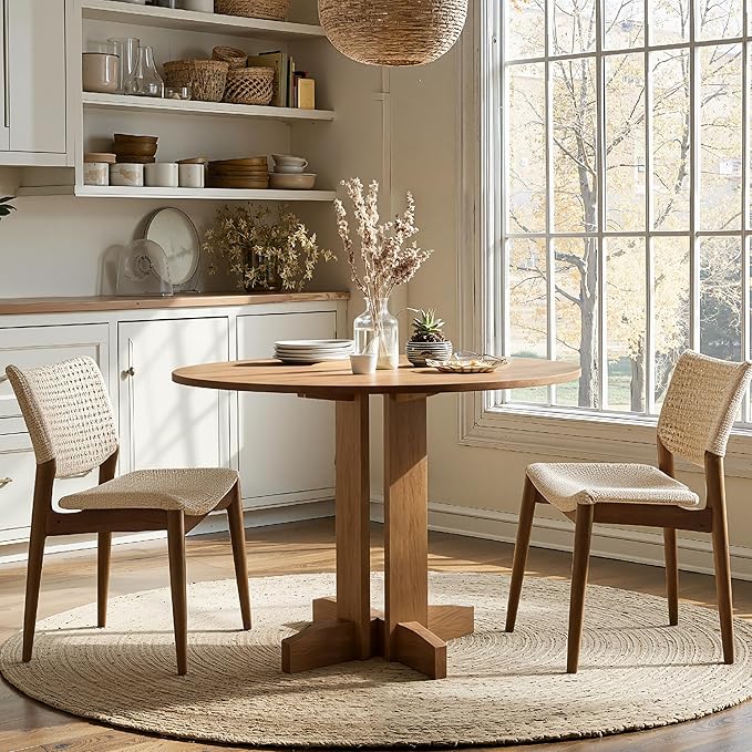 Acanva 47" Small Round Dining Table - Image 8