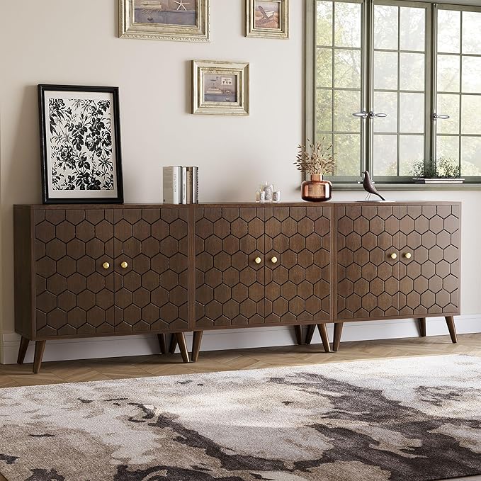 COSIEST Set of 3 32" Storage Sideboards - Image 3