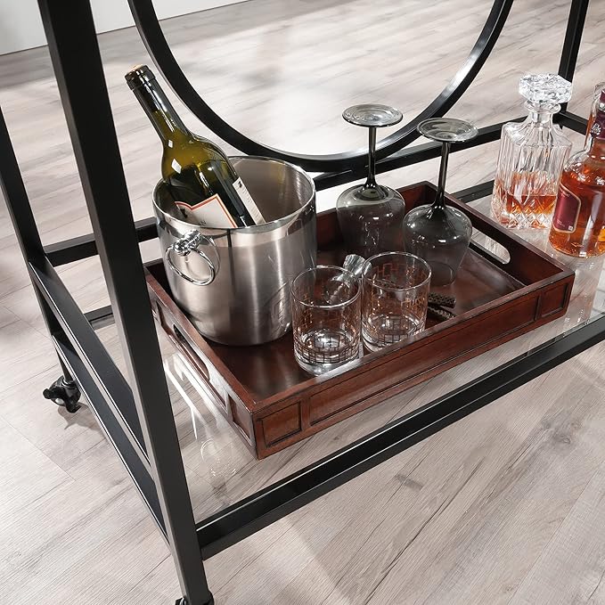 Sauder International Lux Bar Cart - Image 8