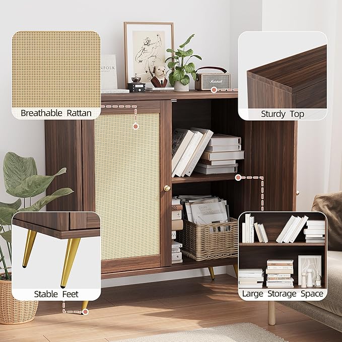 Shintenchi Rattan Buffet Cabinet - Image 4