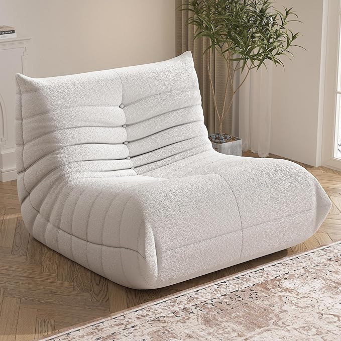 Bean Bag Chair for Adults, Oversized Fireside Chair Comfy Lazy Floor Sofa - Image 3