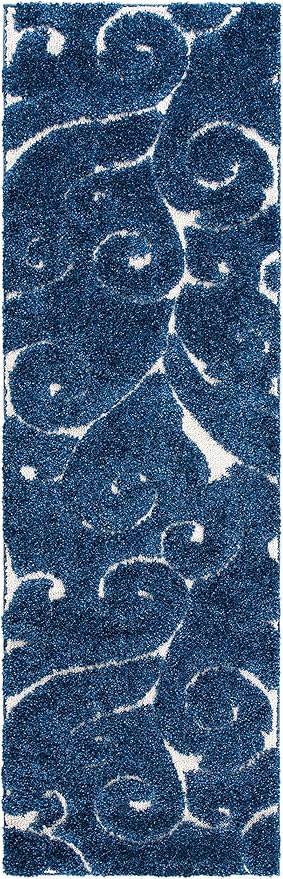 SAFAVIEH Florida Shag Collection Runner Rug - Image 2