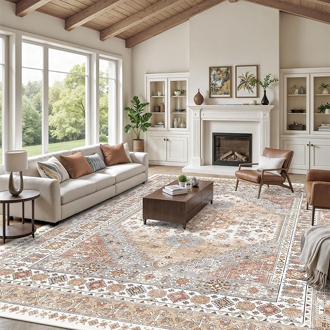 zesthome 12x15 Area Rugs, Large Washable Rug, Ultra-Thin Stain Resistant Rugs - Image 3