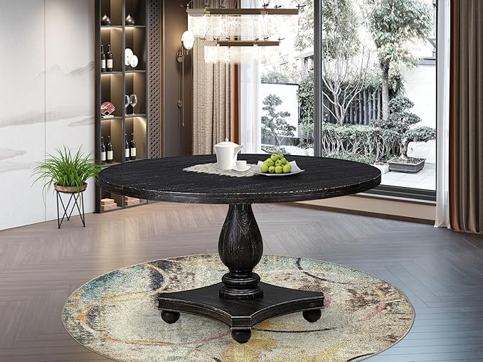I52-11-TP Wooden Breakfast Table - Image 2