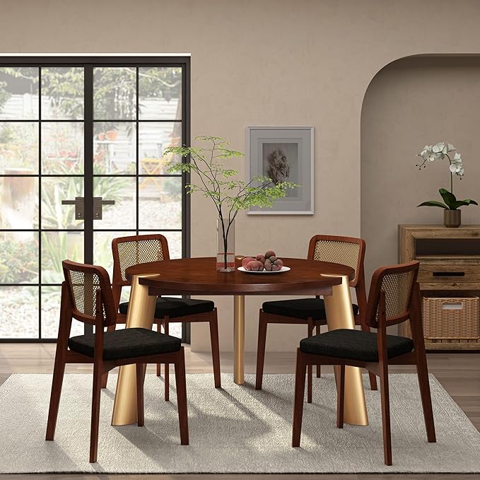 NTC Tribase 47 Inch Modern Design, Round Dinner Table by NTC
