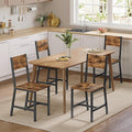 VASAGLE Dining Chair Set of 4, Rustic Wood Chairs by VASAGLEbySONGMICSHOME
