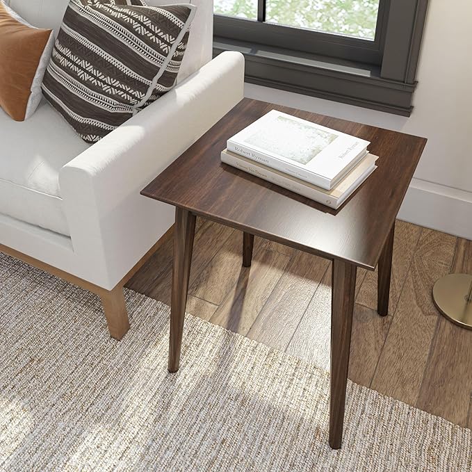 Plank+Beam Mid Century Modern Square Side Table, Couch Side Table, Small End - Image 6