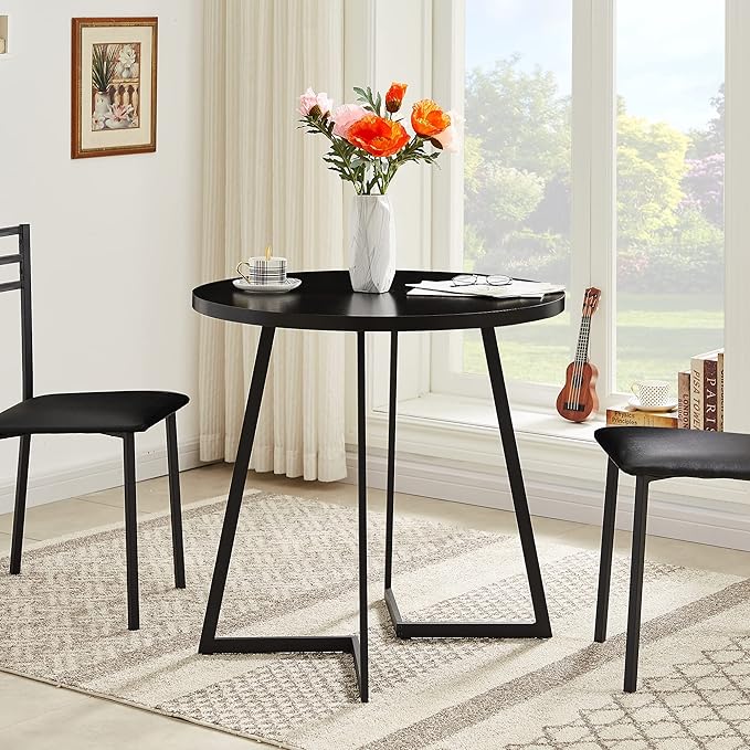 VECELO Round Dining Room Table - Image 3