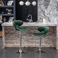 Roundhill Furniture Masaccio Velvet Upholstered Adjustable Swivel Barstool by RoundhillFurniture