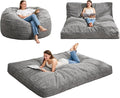 Hobestluk Bean Bag Chair Convertible Beanbag Chairs by YourHomeDeservesMore