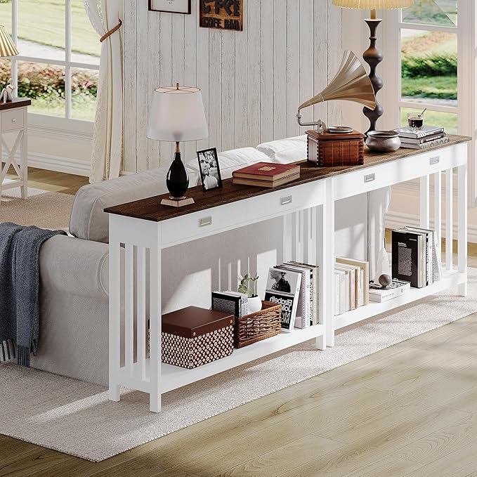 ChooChoo Farmhouse Long Entryway Table - Image 5