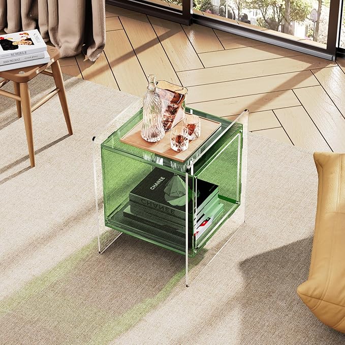 Acrylic Nightstand, Bedside Table - Image 4