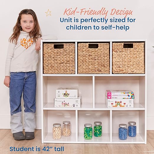 ECR4Kids Streamline 8-Compartment Storage Cabinet, Classroom Furniture - Image 5