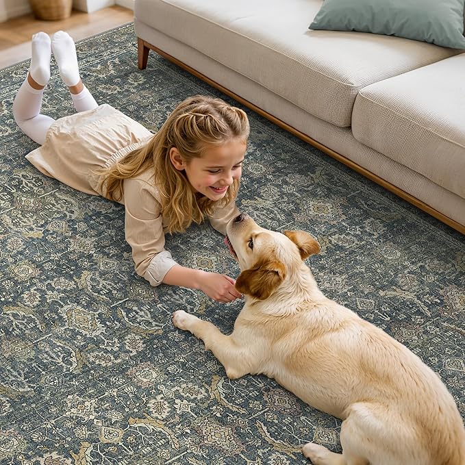 9X12 Area Rugs Machine Washable Rugs - Image 5