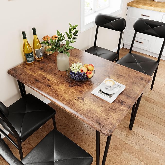 IDEALHOUSE Dining Table Set for 4, Kitchen Table - Image 2