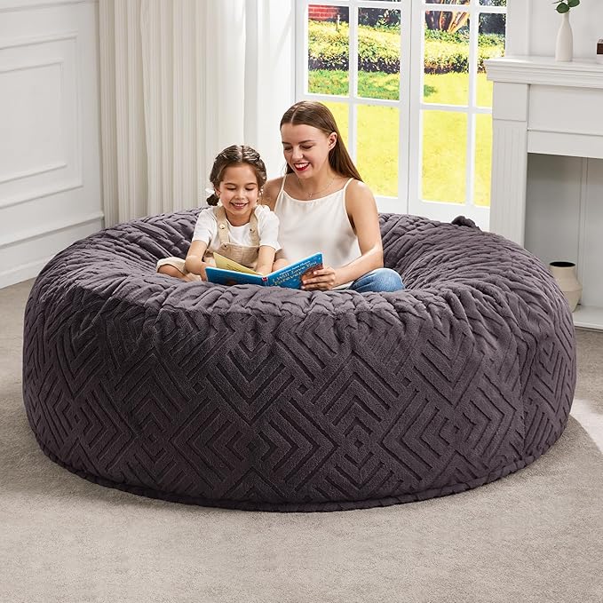Hobestluk Bean Bag Chairs Adults Beanbag Chair by YourHomeDeservesMore