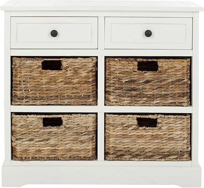 SAFAVIEH American Homes Collection Herman Vintage Grey Storage Unit - Image 4