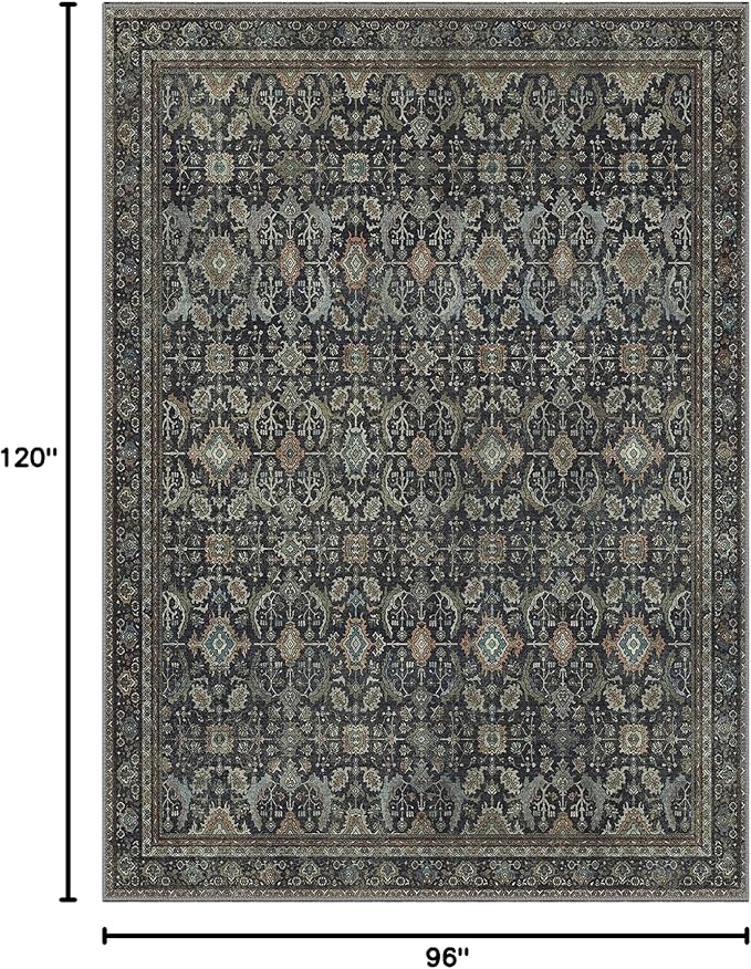 8X10 Area Rugs Machine Washable Rugs - Image 2
