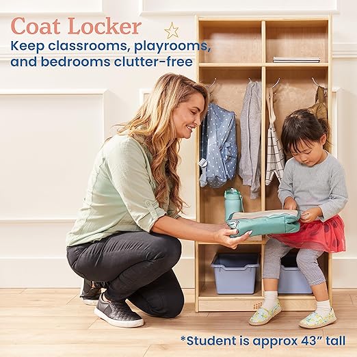 ECR4Kids 2-Section Coat Locker - Image 3