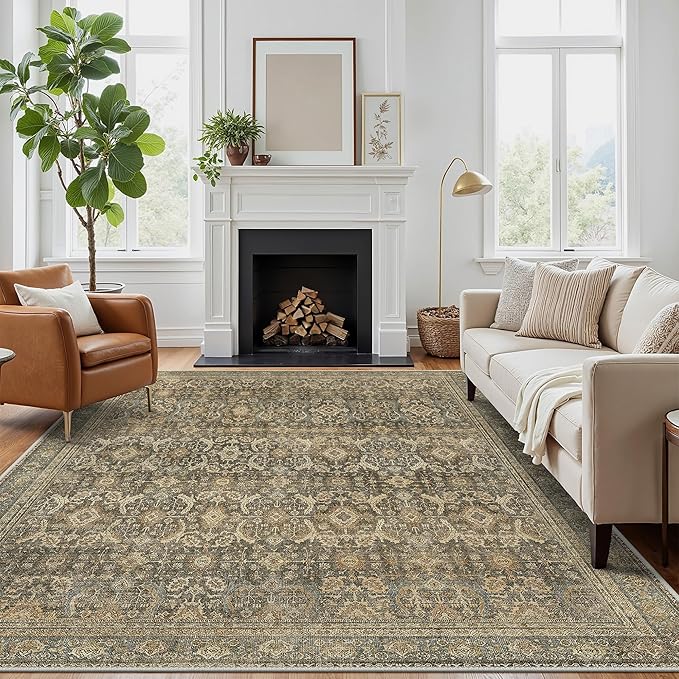 8X10 Area Rugs Machine Washable Rugs - Image 2