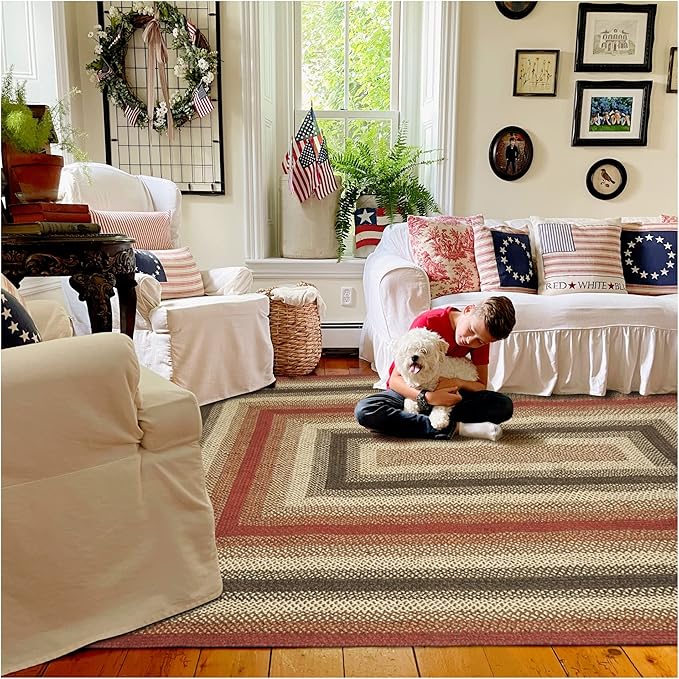 Homespice Chester 6x9' Braided Area Rug - Image 10