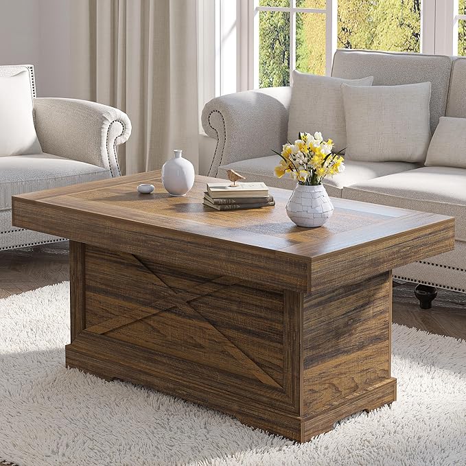 Coffee Table 39 in Rustic Center Table by HOMEFURNITURE