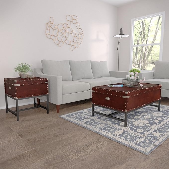SEI Furniture Voyager Storage Cocktail Table - Image 8